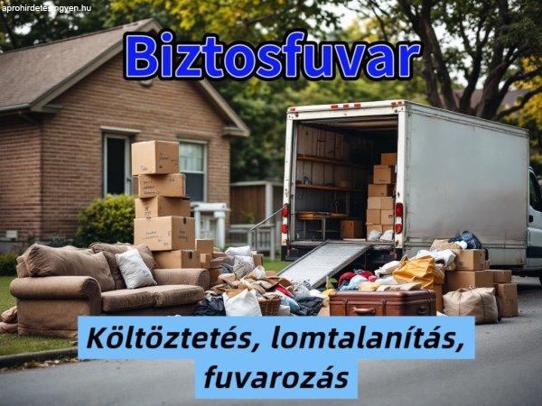 Költöztetés, Lomtalanítás, Fuvarozás – Biztosfuvar!