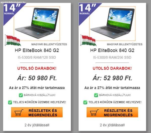 Óriási választék: HP EliteBook 840 G2 a Dr-PC-től