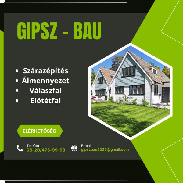 Szárazépítés/Gipszkarton szerelés