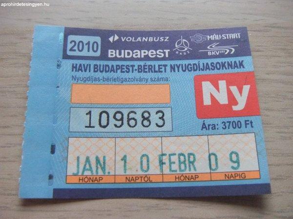 BKV. Bérlet és jegy egyéb
