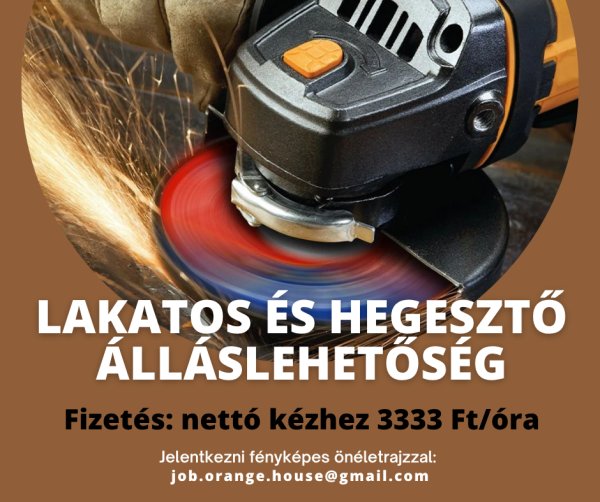 Lakatos és hegesztő állás - Nyíregyháza