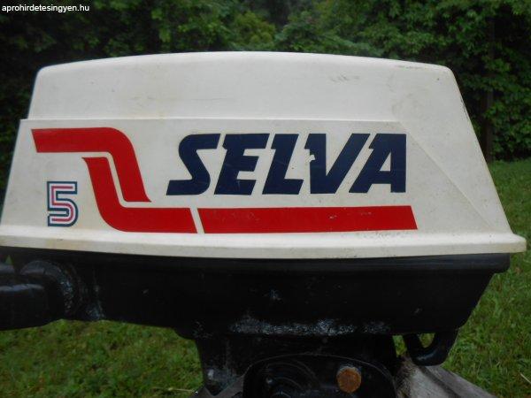 Selva 5 tipusú,régi 2 ütemű csónakmotor,javításra szo
