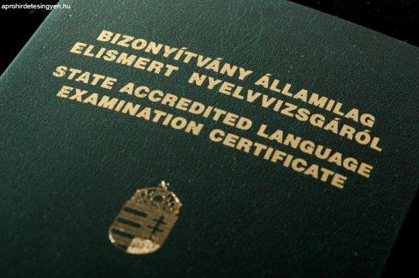 ✅Eladó érettségi, diploma, nyelvvizsga, OKJ bizonyítv?