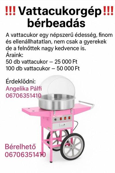 Vattacukor bérlés