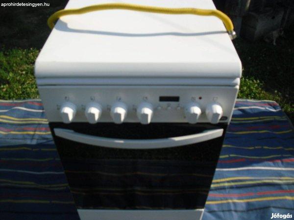 ZANUSSI KOMBINÁLTFÖLDGÁZOS GÁZTŰZHELY ÚJSZERŰ, 2-ÉVE
