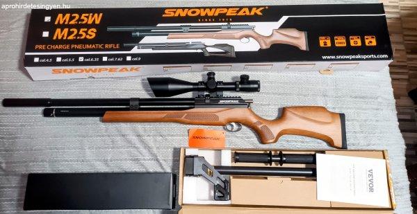 SPA M25W PCP puska CAL 5,5mm új légpuska szett