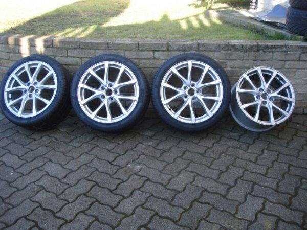 Audi A6 4F Alukerék garnitúra gyári felni 8JX18 H2 ET48 4