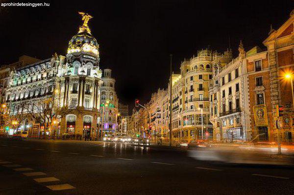 Madridi városlátogatás, repülővel