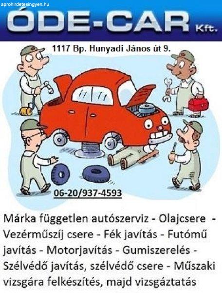 Autószerviz, autójavítás, csereautó Budapesten