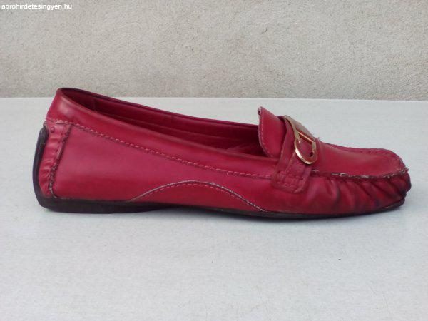 ESPRIT Piros bőr balerina cipő 40-es