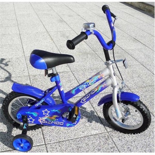 Új Gizmoo 12 colos gyerek kerékpár bicikli levehető pótkerék