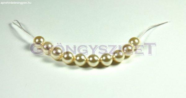 Swarovski igazgyöngy utánzat - Cream - 6mm