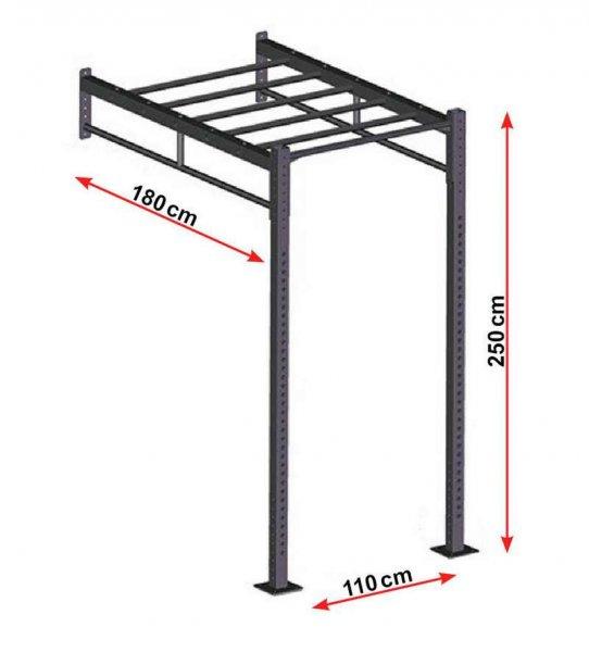 J65-B110180 crossfit állvány, funkcionális tréner, calisthenic,
funkcionális tréning keret