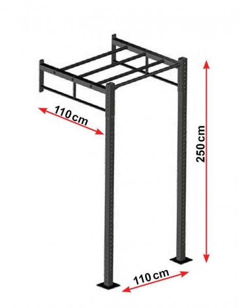 J65-C110110 crossfit állvány, funkcionális tréner, calisthenic,
funkcionális, tréning keret