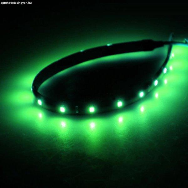 LED csík 15db SMD, 30cm, zöld XL612