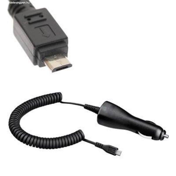 Telefontöltő 12/24V szivargyújtós Micro USB-B 1000mA
