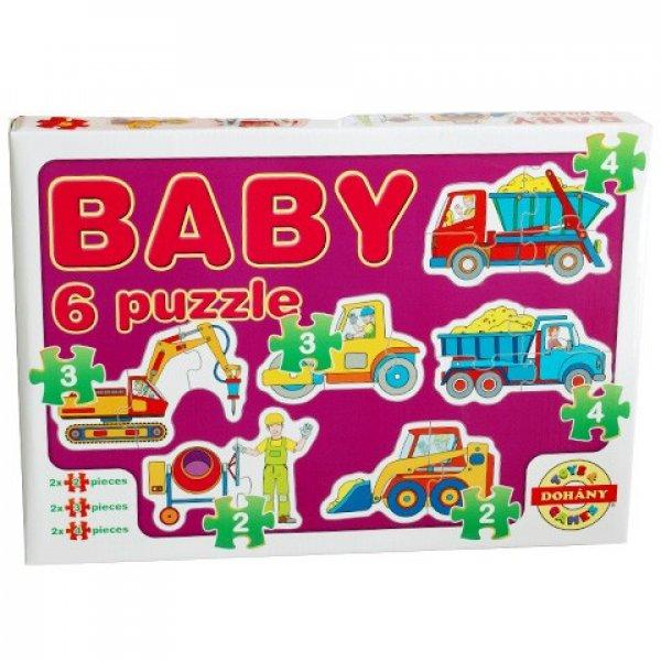 Bébi puzzle, kirakó munkagépekkel