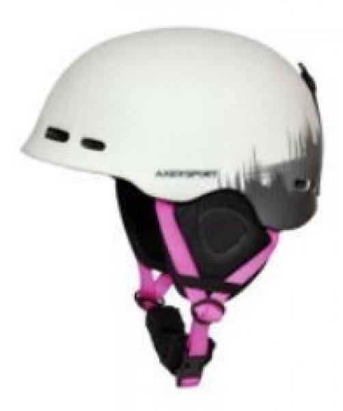 Axer Vesta sí és snowboard sisak , white/pink, L (58-61cm)