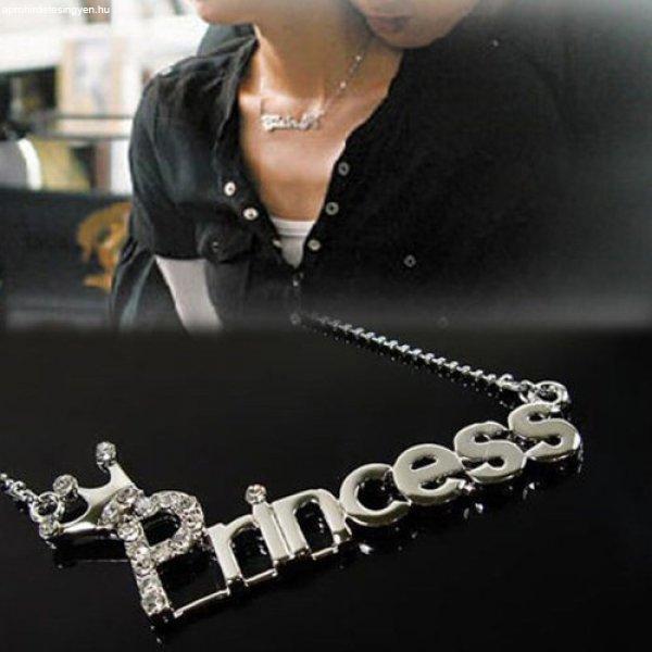 Princess Kristályos Hercegnő Korona Női Nyaklánc