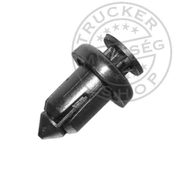 Kárpitpatent 9mm / 15mm /16mm menetes rúd biztosítóval fekete