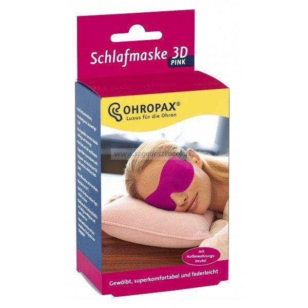 Ohropax 3D Comfort alvómaszk pink 1db