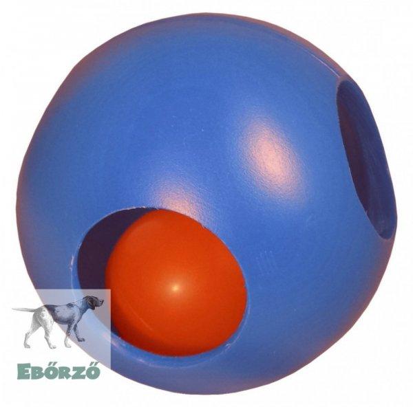 Soft-Flex Pawzzle Ball lyukacsos labda - kék (M méret)