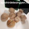 Fakocka 30 mm bkk, egyenes horony - lakkozva