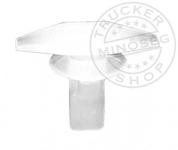 Gumikéder patent 5mm / 15 x 5mm fehér