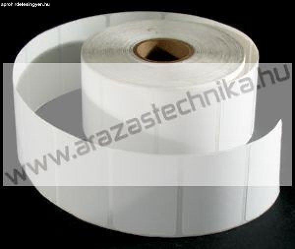 60x40mm PP Gloss White címke (1.000db/40)