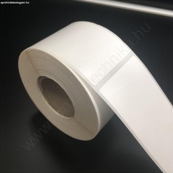 50x225mm PP Gloss White műanyag címke 200 db/40