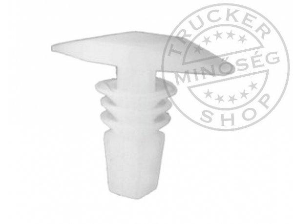 Gumikéder patent 5mm / 16 x 7mm fehér