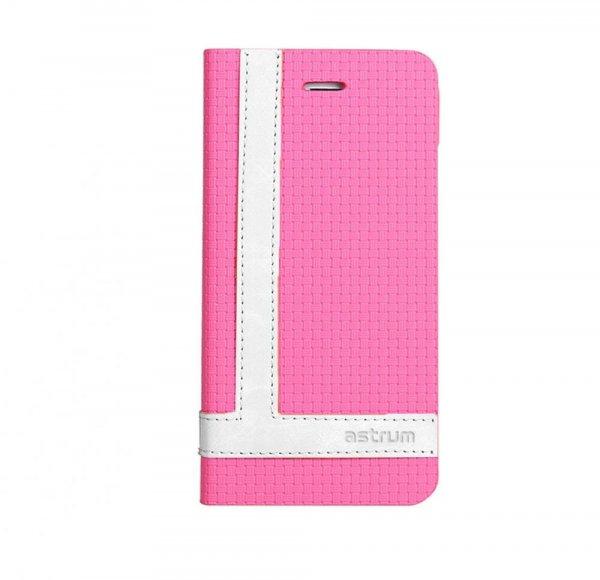 Astrum MC810 TEE PRO mágneszáras Samsung A310 Galaxy A3 2016 könyvtok
pink-fehér