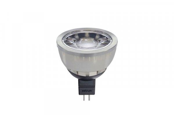 Astrum S050 LED izzó 5W/40W MR16 DC12 szürke 3000K meleg fehér