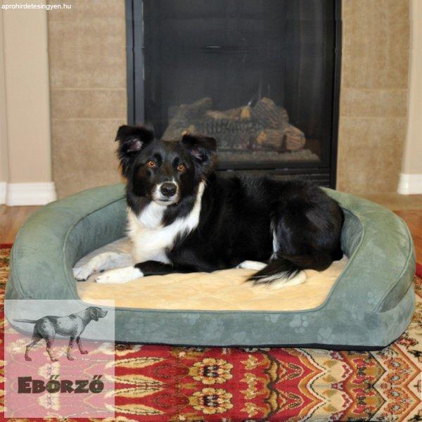 Deluxe Ortho Bolster™ kutya kanapé Large (Zöld színű)