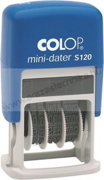COLOP Printer S120 mini dátumozó (01.08.2024) bélyegző