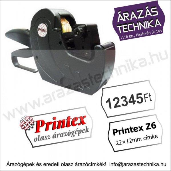 PRINTEX Z6/2212 egysoros árazógép