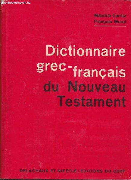 DICTIONAIRE GREC-FRANCAIS DU NOUVEAU TESTAMENT