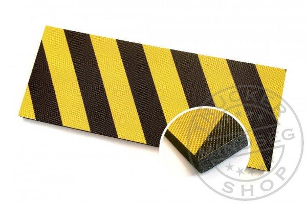 Szivacsos védőütköző garázsba 500x200 sárga/fekete