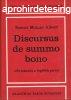 DISCURSUS DE SUMMO BONO