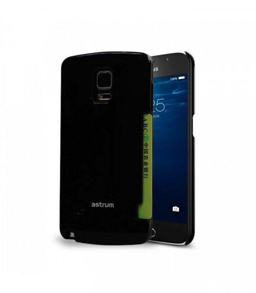 Astrum MC080 kártyatartós Samsung G920 Galaxy S6 hátlapvédő fekete