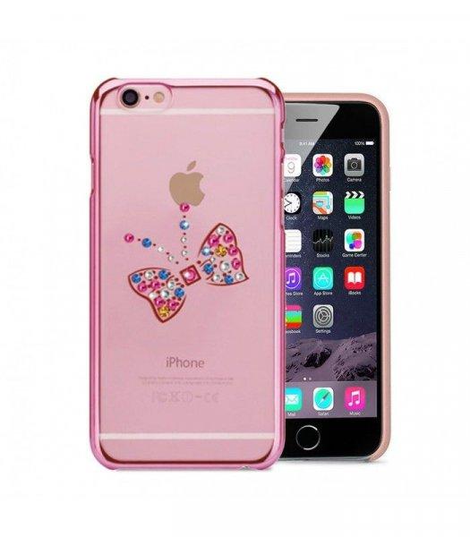Astrum MC260 keretes pillangó mintás, színes Swarovski köves Apple iPhone 6
Plus / 6S Plus hátlapvédő pink