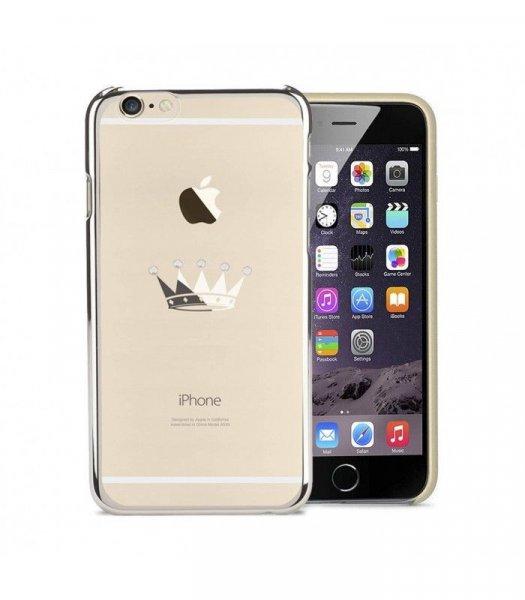 Astrum MC310 keretes korona mintás, Swarovski köves Apple iPhone 6 Plus / 6S
Plus hátlapvédő ezüst