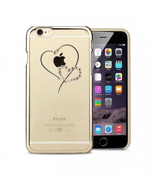 Astrum MC330 keretes szív mintás, színes Swarovski köves Apple iPhone 6 Plus
/ 6S Plus hátlapvédő arany
