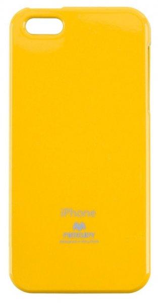 Mercury Jelly Apple iPhone 6/6S hátlapvédő sárga