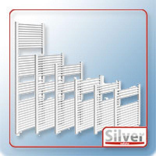 Silver 400X1400 mm egyenes törölközőszárító radiátor fehér -
SR-E_400X1400_F