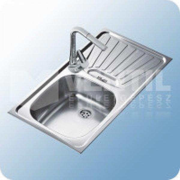 Teka Deva rozsdamentes mosogató, 780x435 mm, 1 medencés + 1 csepptálca -
TEK-10133003