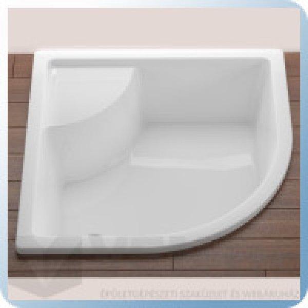 Ravak Sabina 90 LA negyedköríves zuhanytálca/minikád, 90x90 cm, fehér,
akril - RAV-A217001020