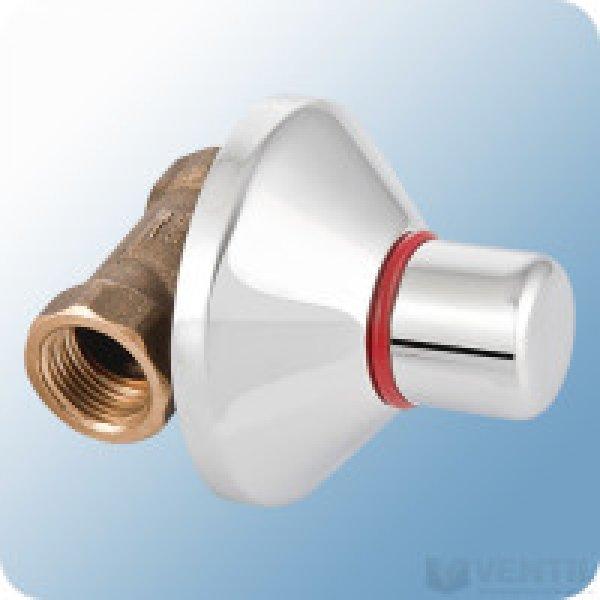 Mofém csempeszelep 3/4” piros