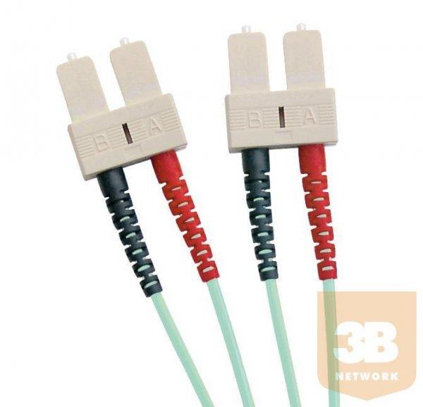 Optikai duplex patch kábel SC-SC 50/125 OM3 5m (200-008) EXCEL