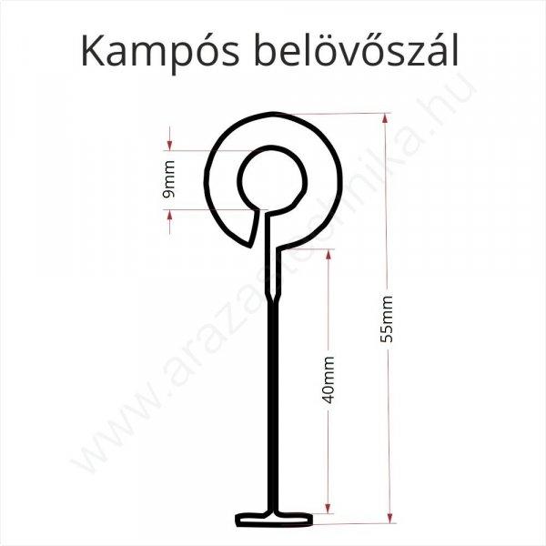 Kampós - gyűrű 40mm belövőszál (1.000 szál/cs) Standard (50S)